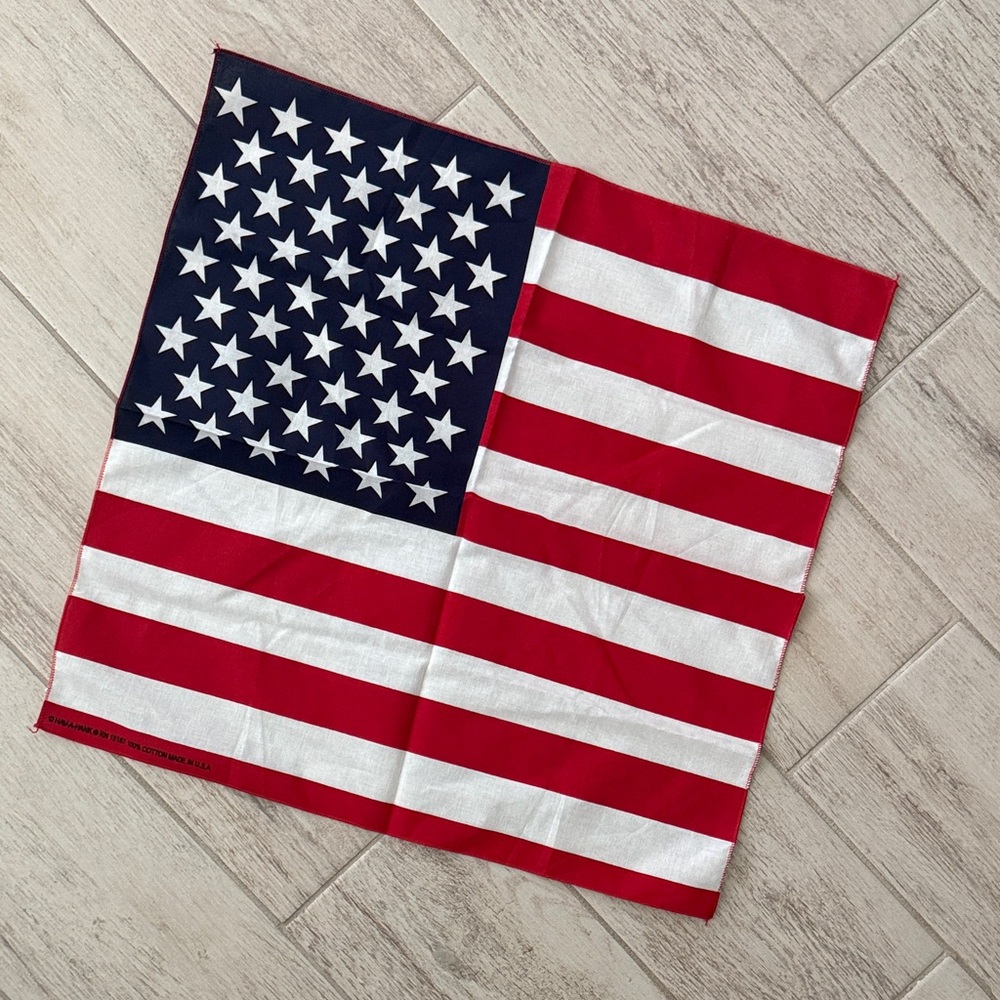 American Flag Bandana